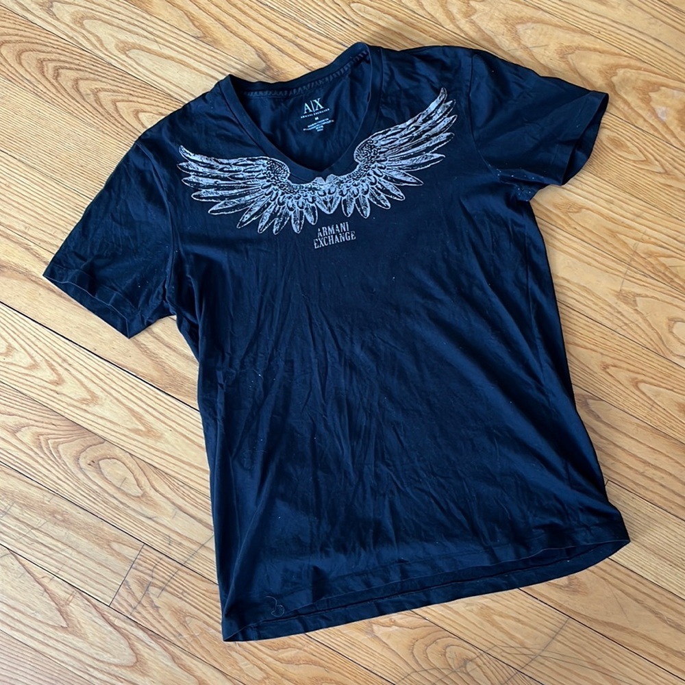 Armani wings tee shirt.